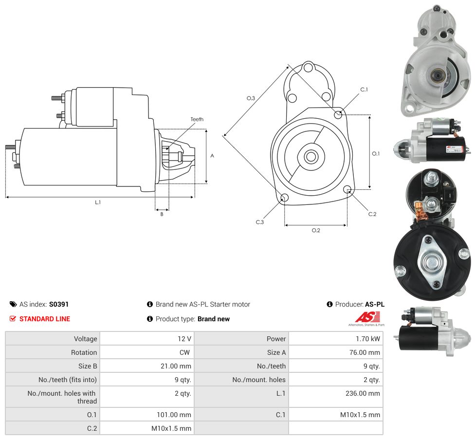Starter motor
