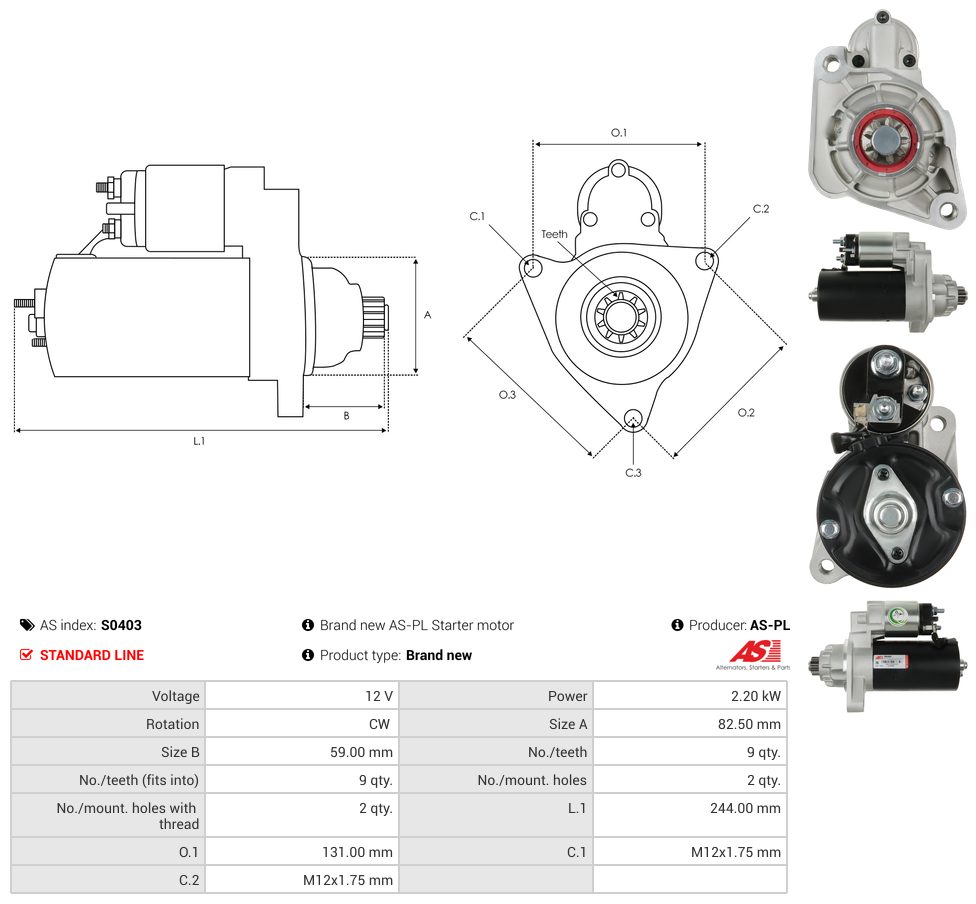 Starter motor