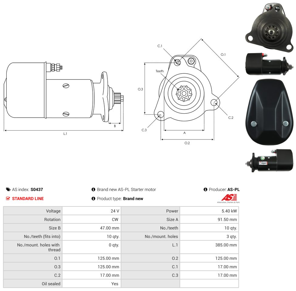 Starter motor