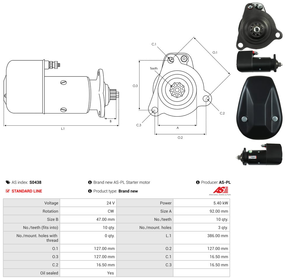Starter motor
