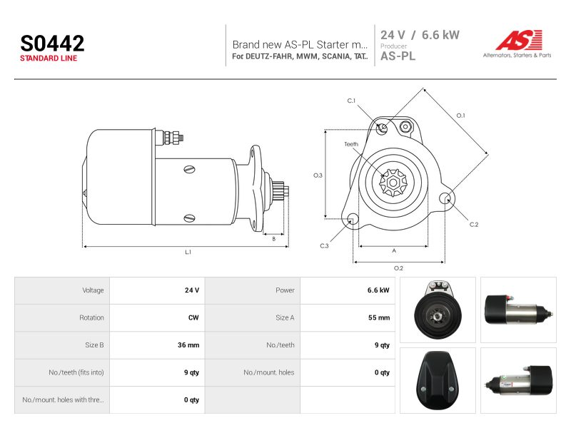 Starter motor