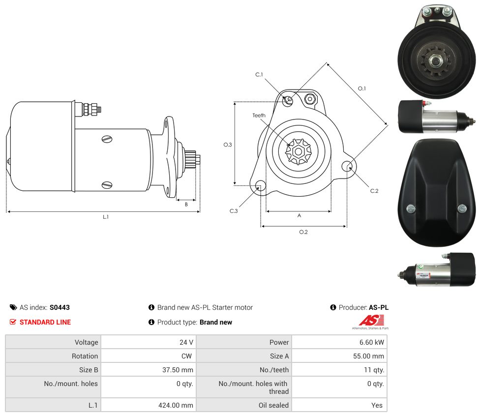 Starter motor