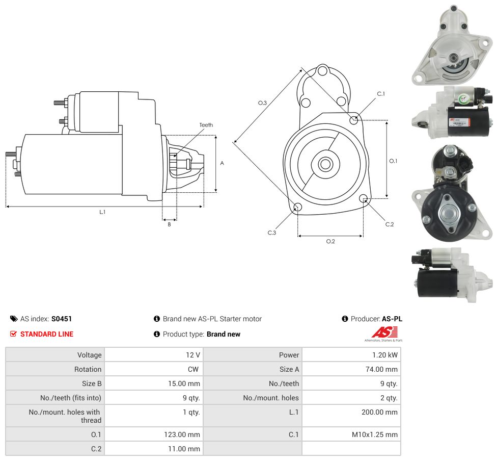 Starter motor