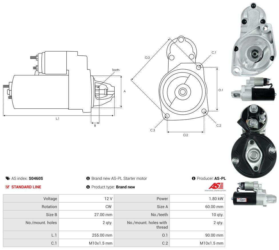 Starter motor