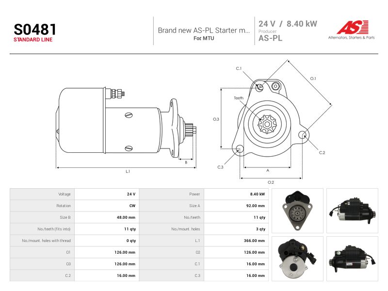 Starter motor