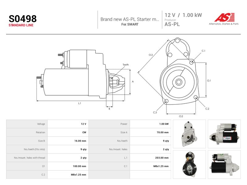 Starter motor