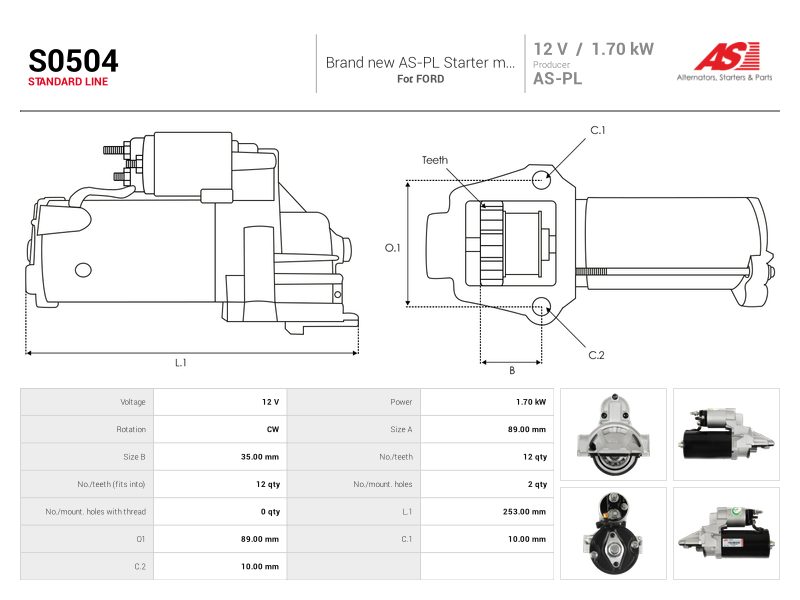 Starter motor