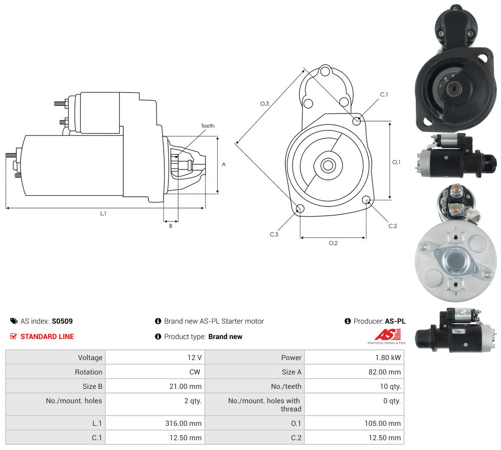 Starter motor