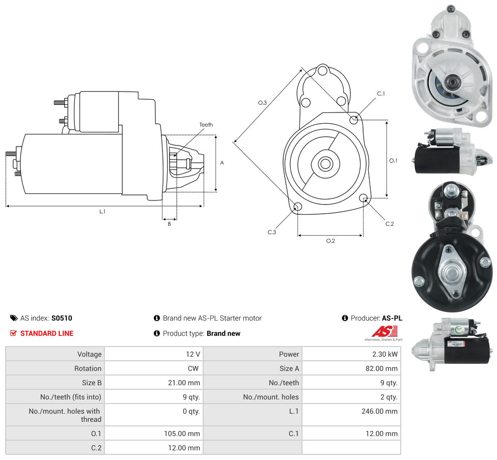 Starter motor