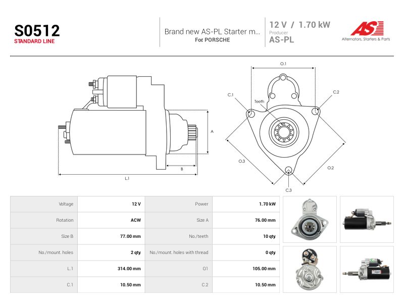 Starter motor