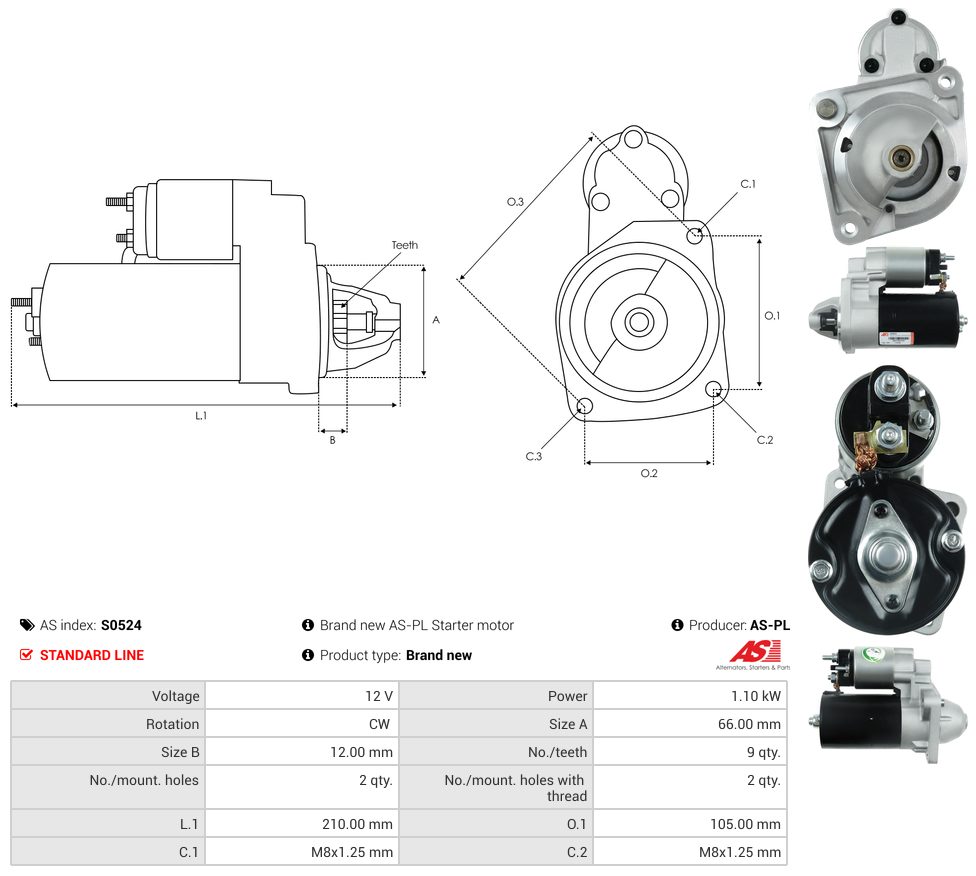 Starter motor