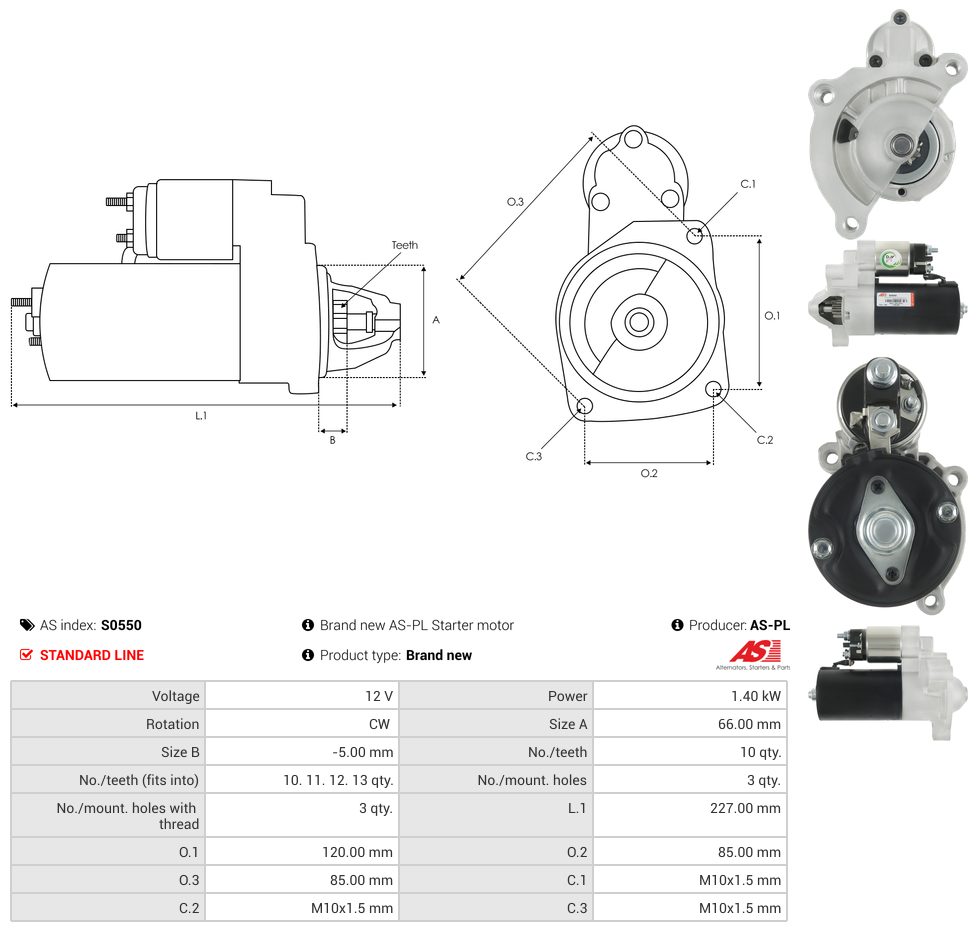 Starter motor