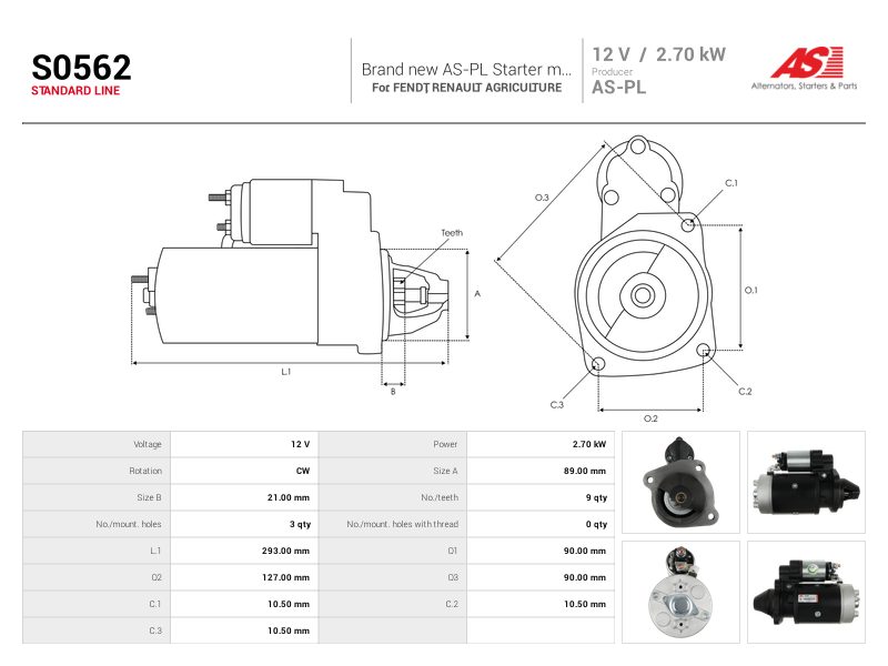 Starter motor