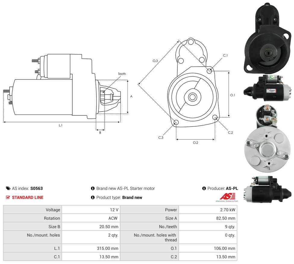 Starter motor