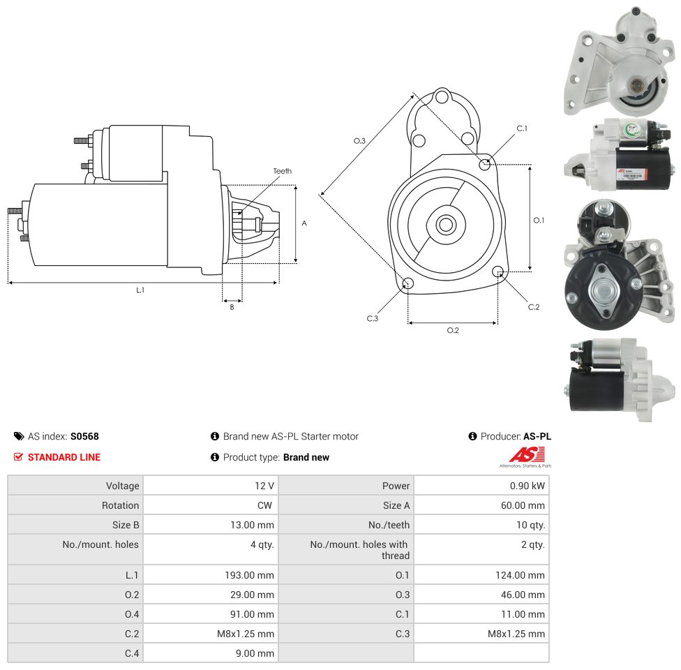 Starter motor