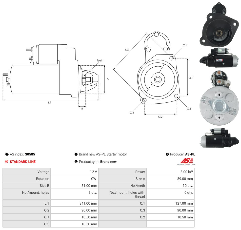 Starter motor