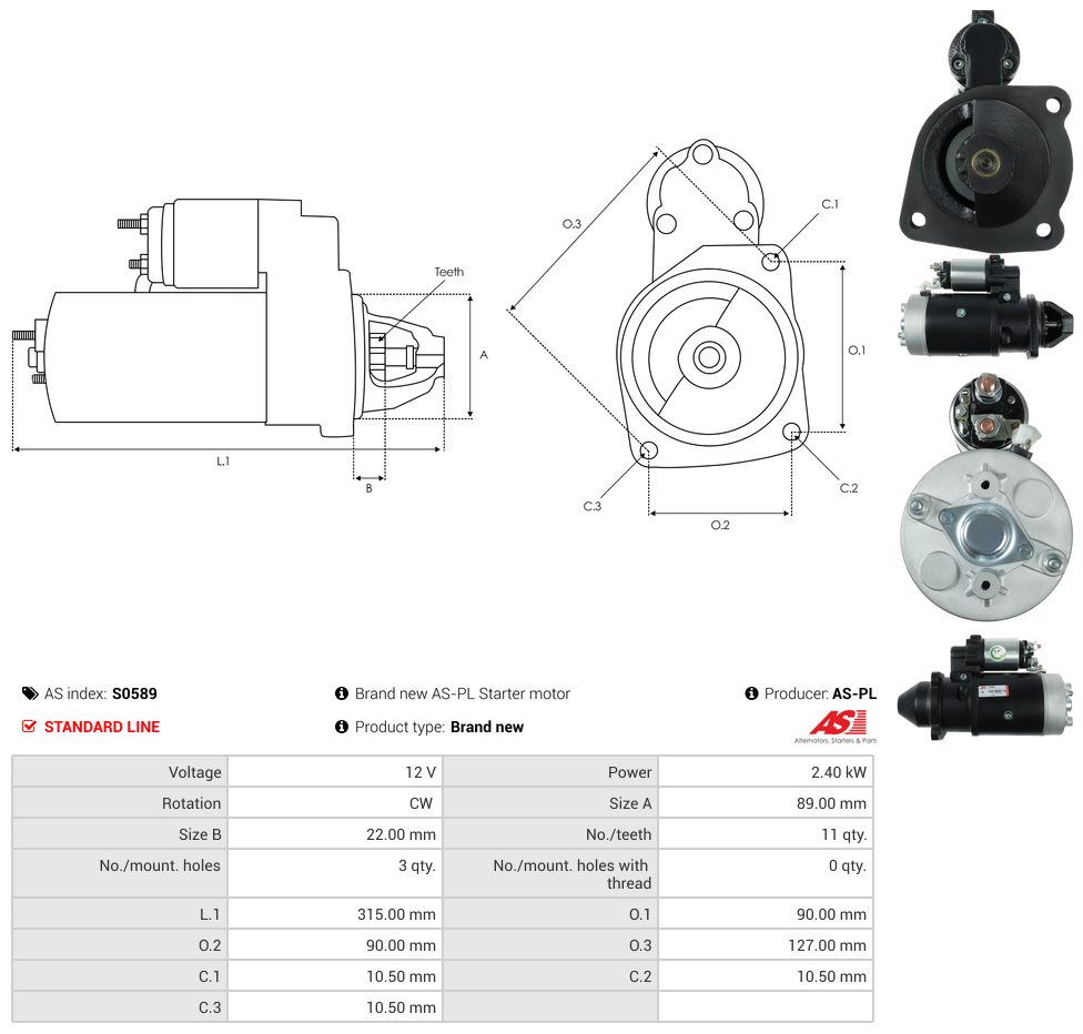 Starter motor