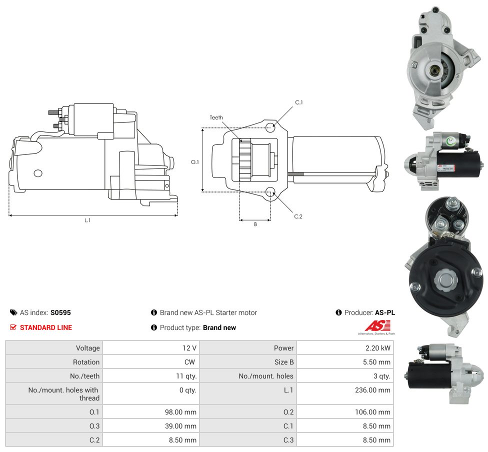 Starter motor