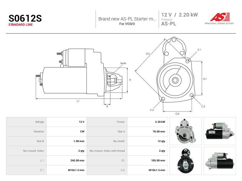 Starter motor