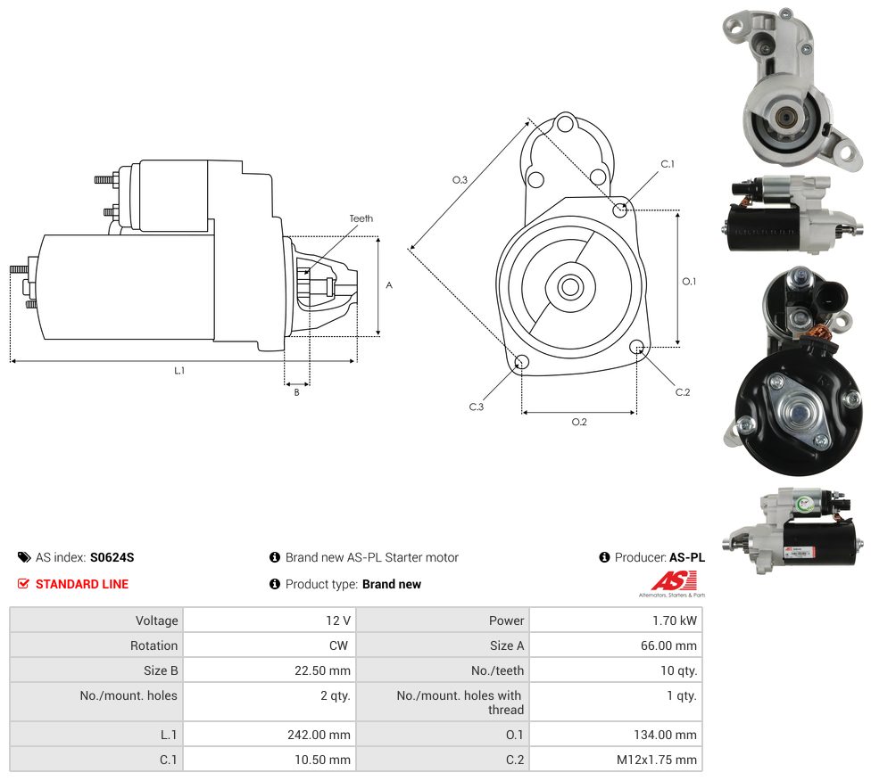 Starter motor