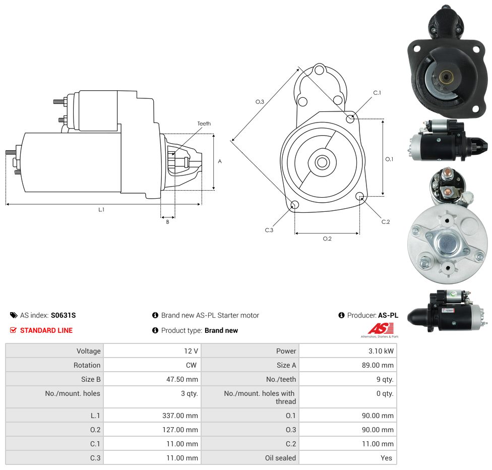 Starter motor