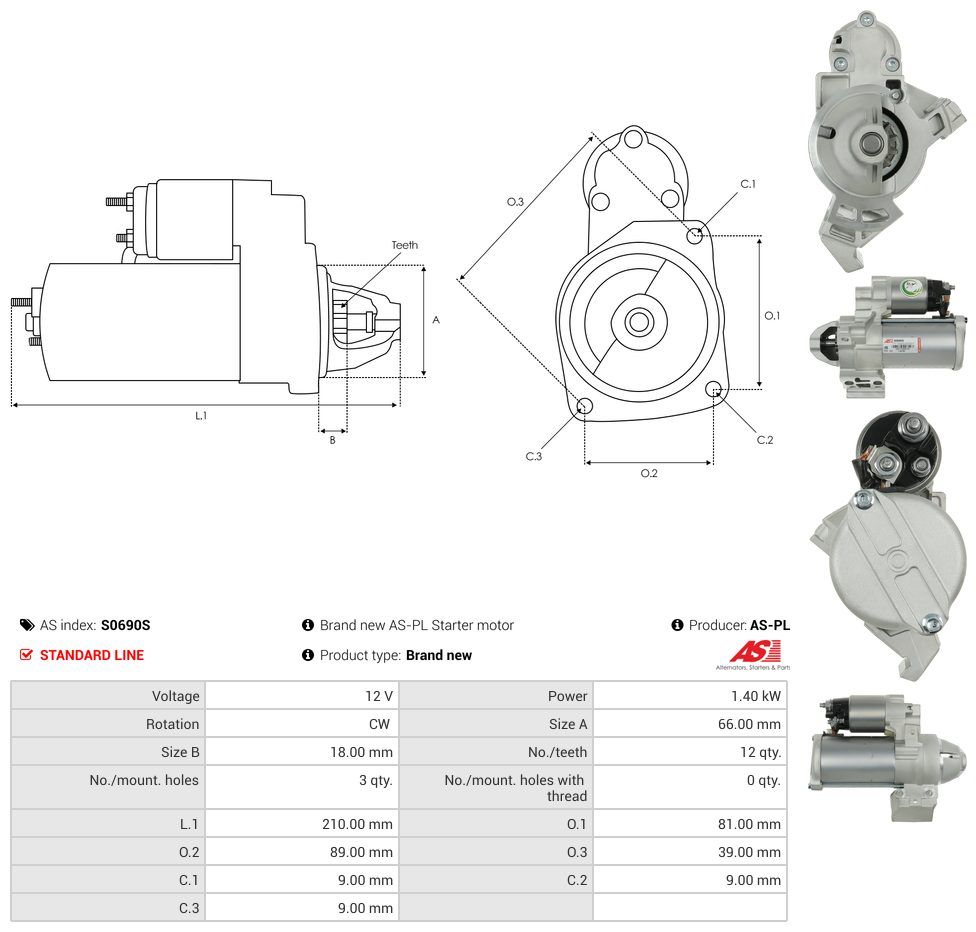 Starter motor