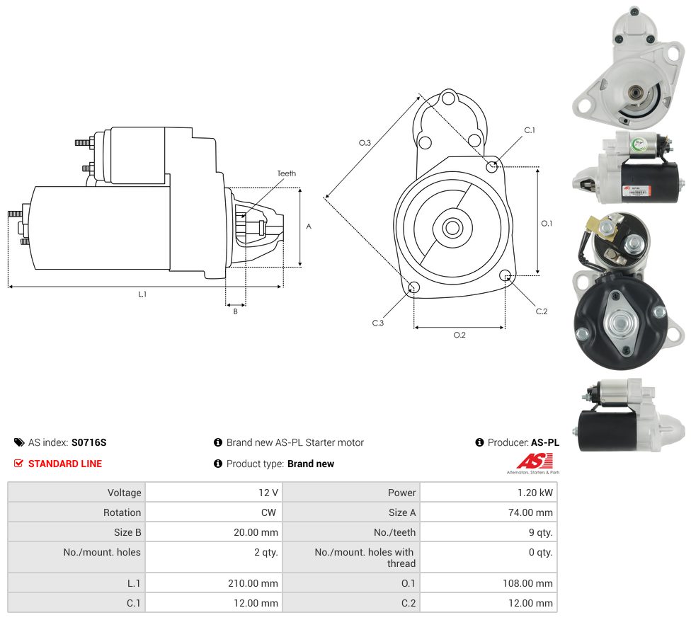 Starter motor