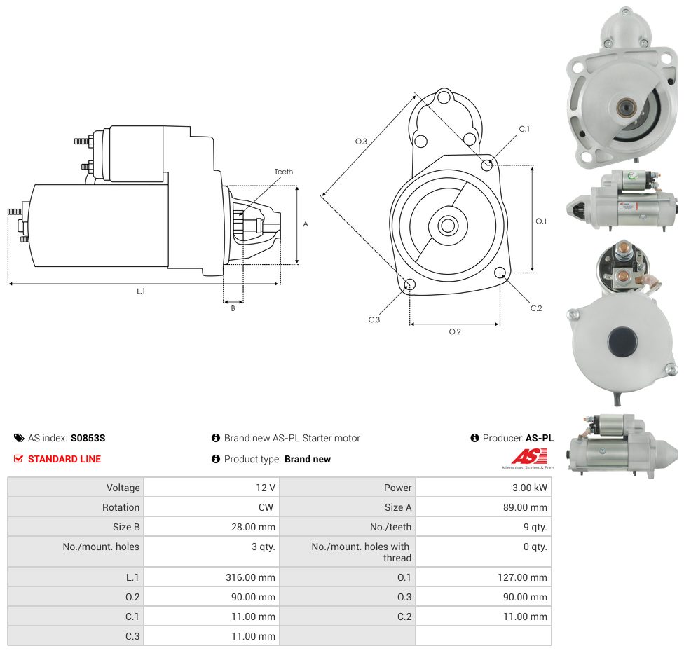 Starter motor