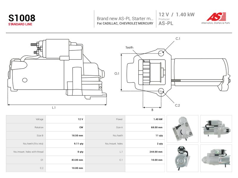 Starter motor