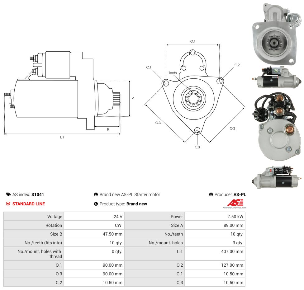 Starter motor