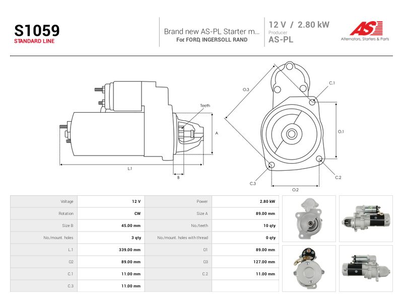 Starter motor
