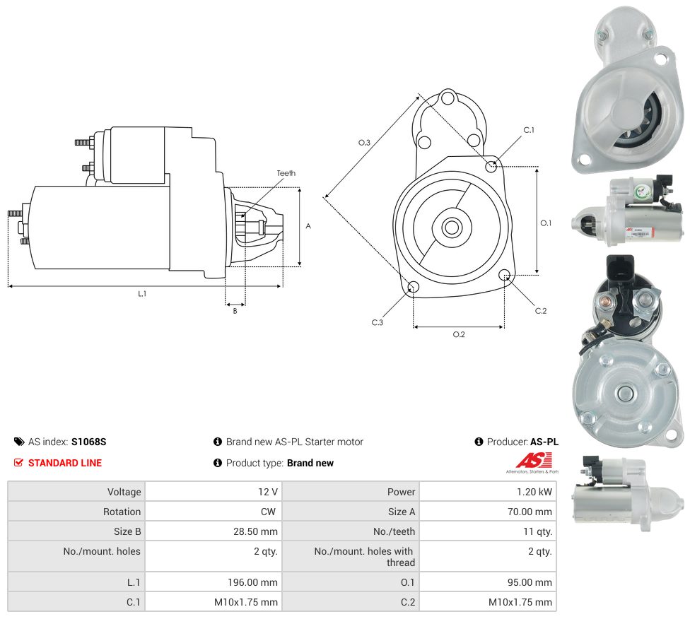 Starter motor