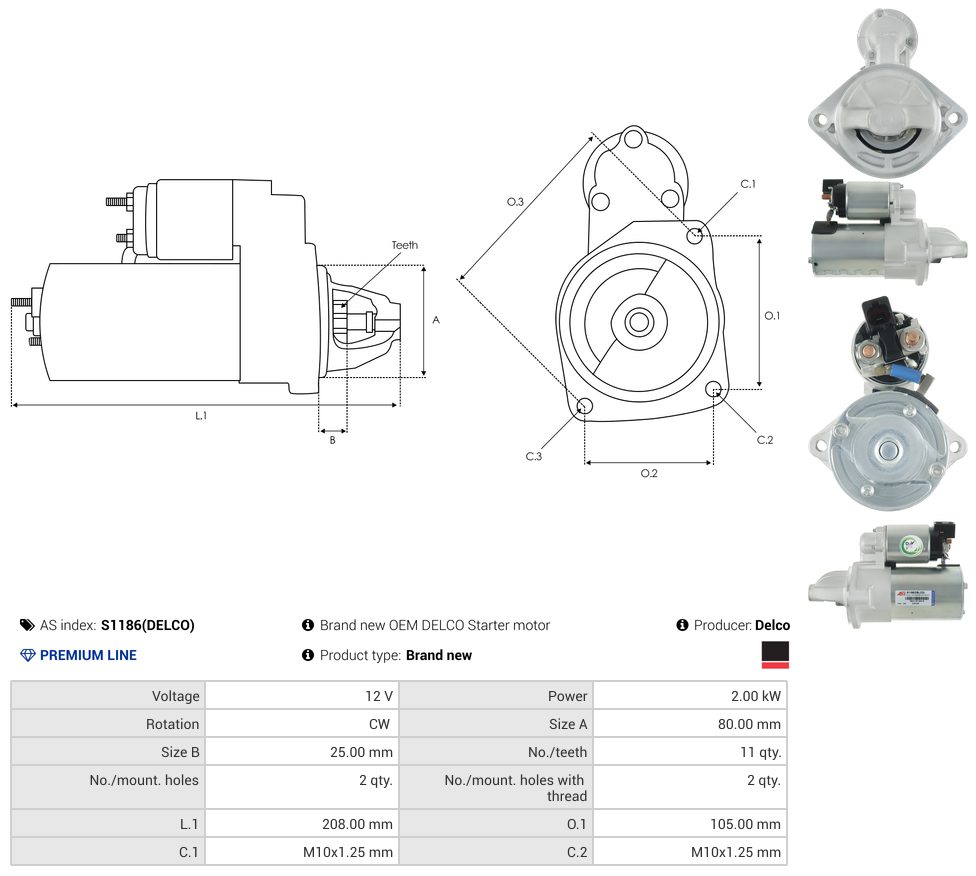 Starter motor