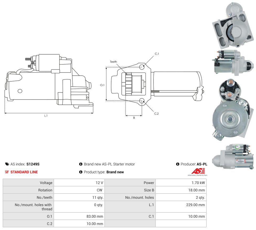 Starter motor