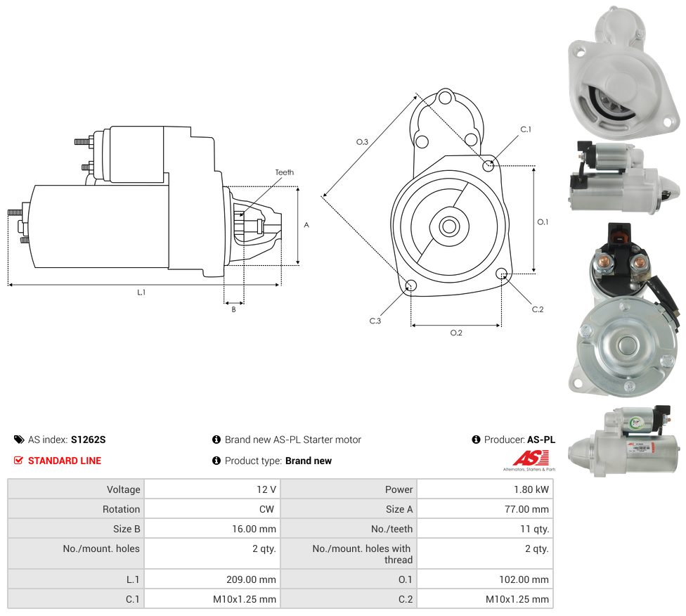 Starter motor