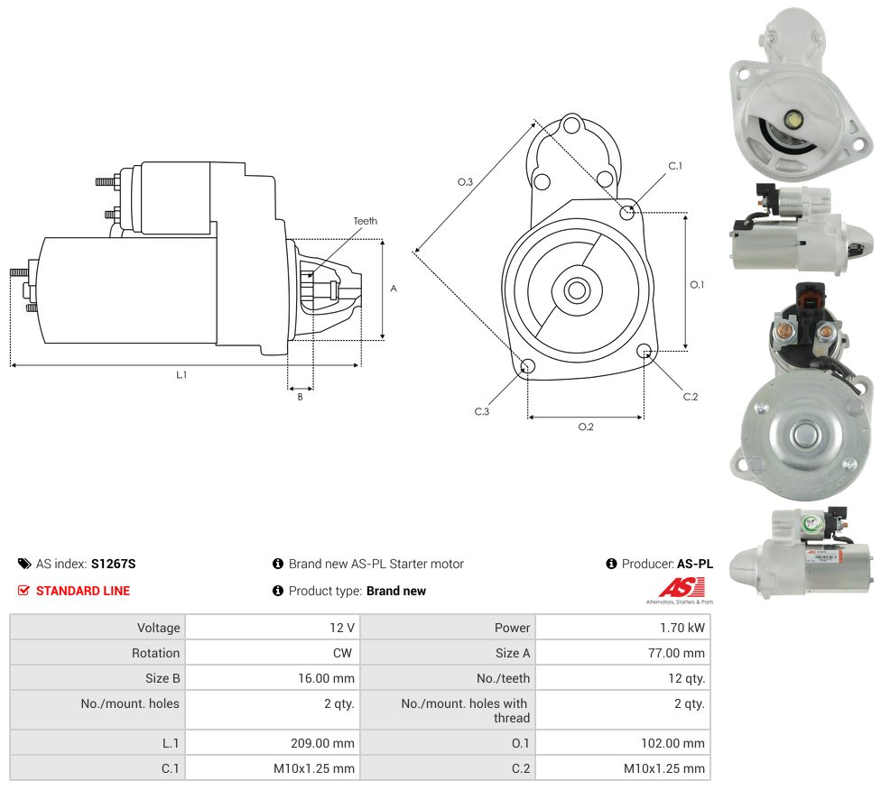 Starter motor