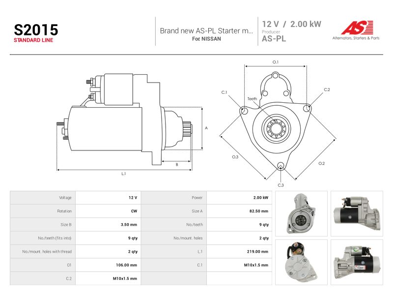 Starter motor
