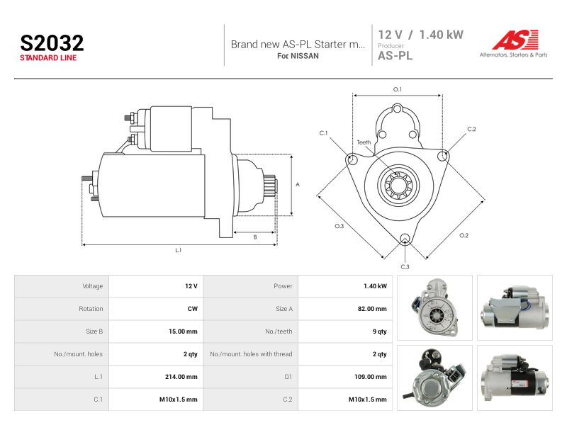 Starter motor