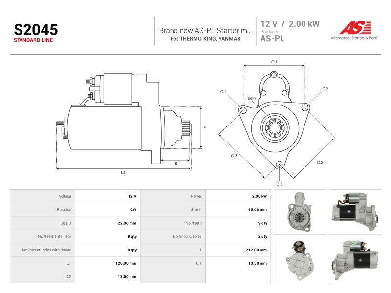 Starter motor