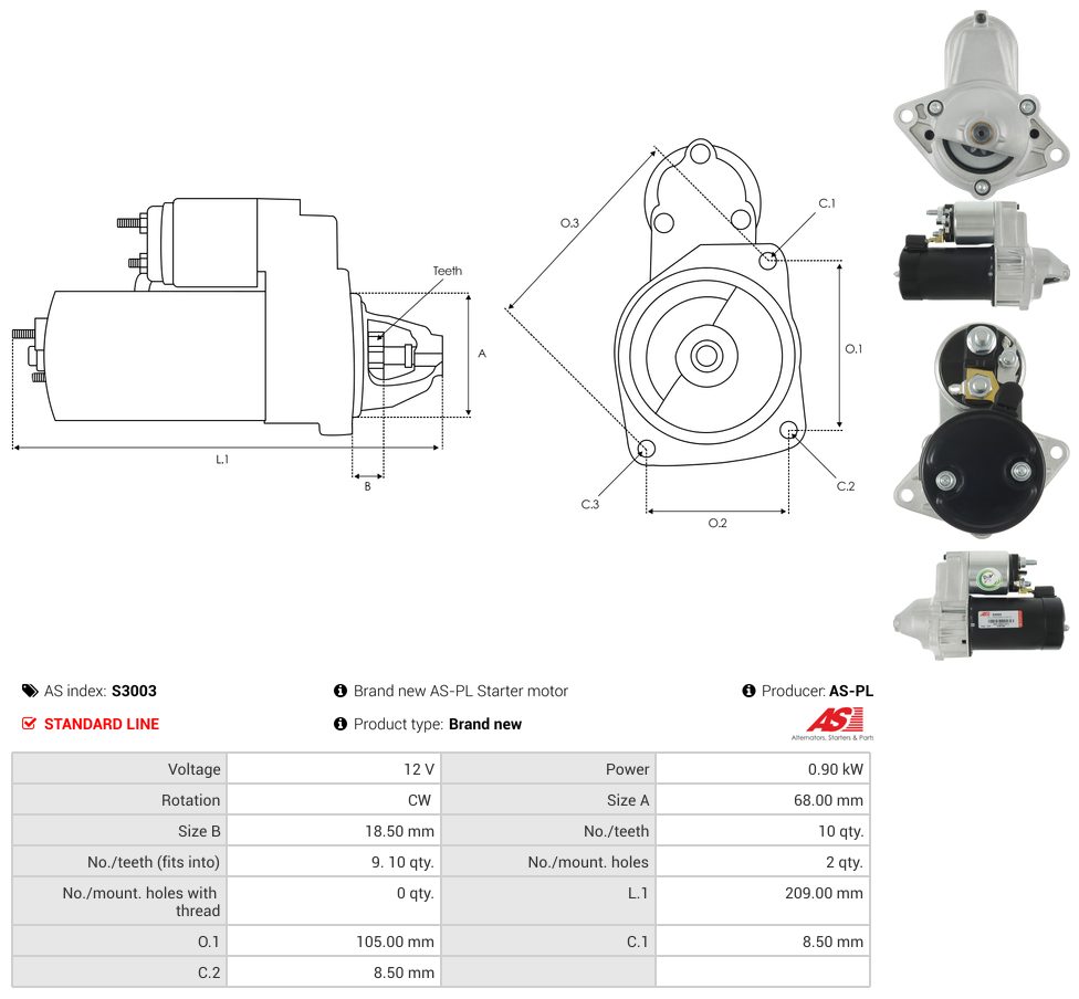 Starter motor
