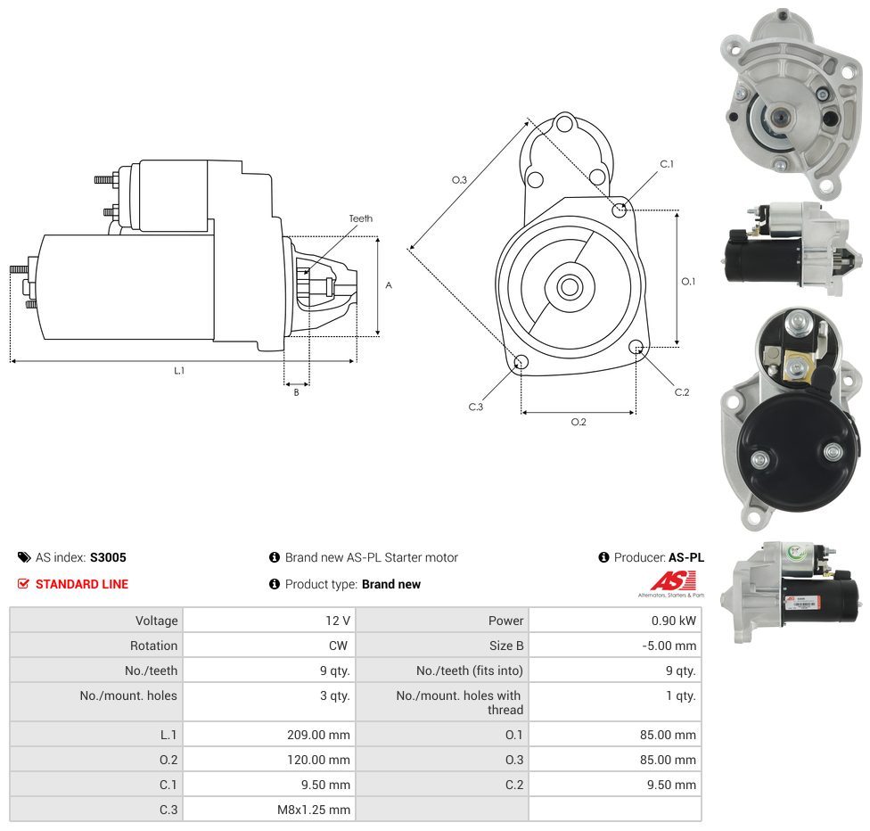 Starter motor