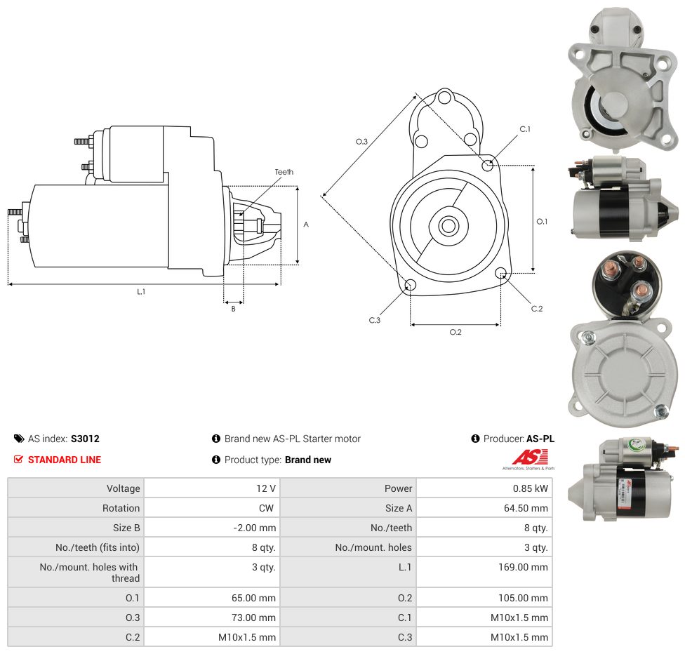 Starter motor