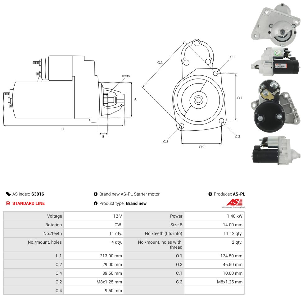 Starter motor