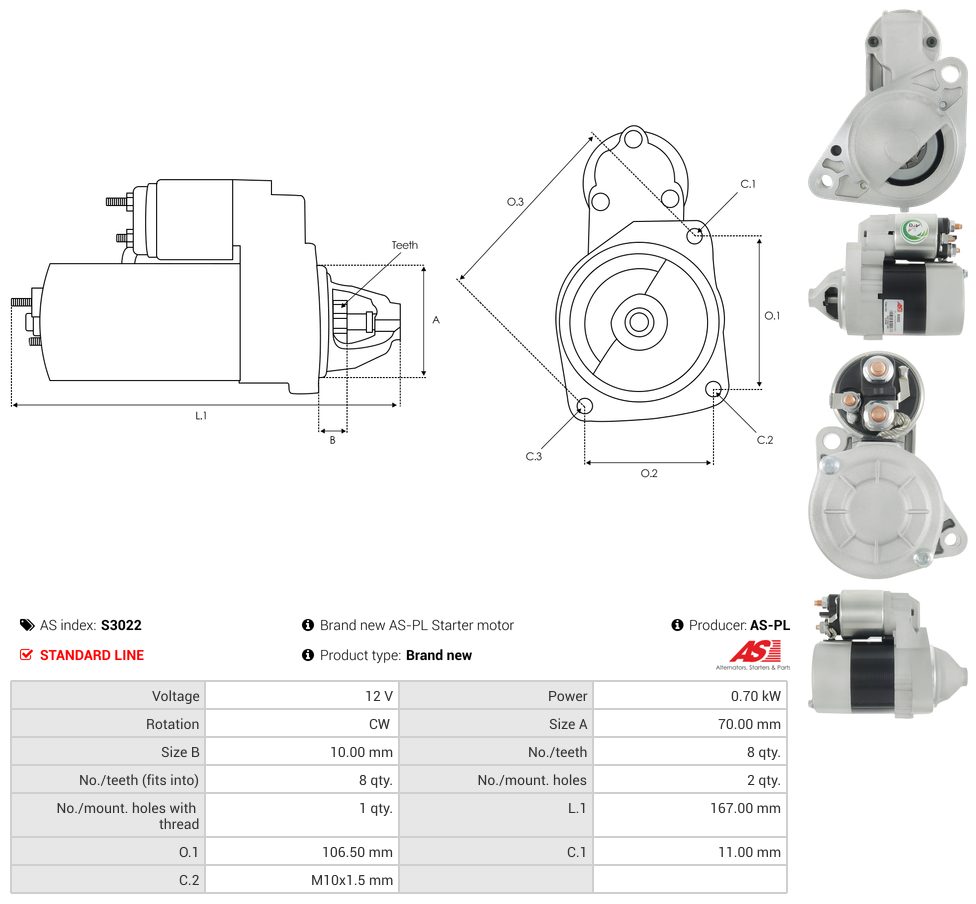 Starter motor