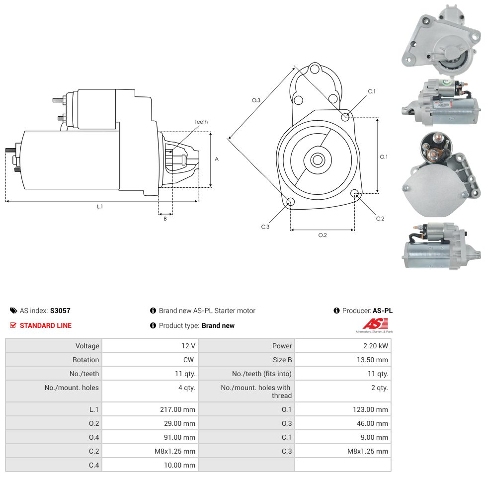 Starter motor