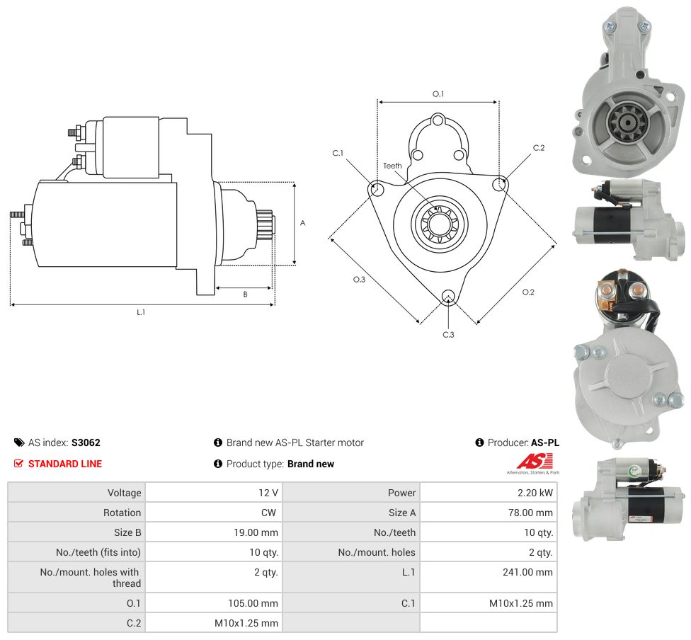 Starter motor