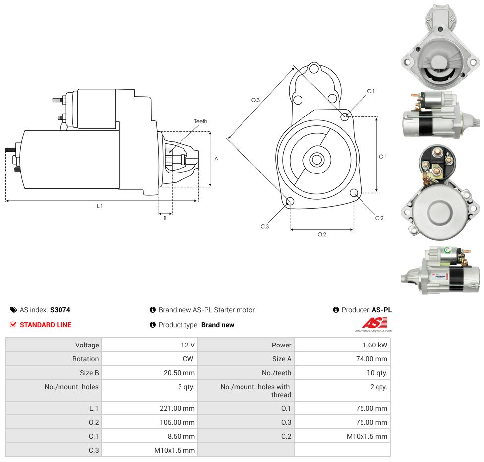 Starter motor