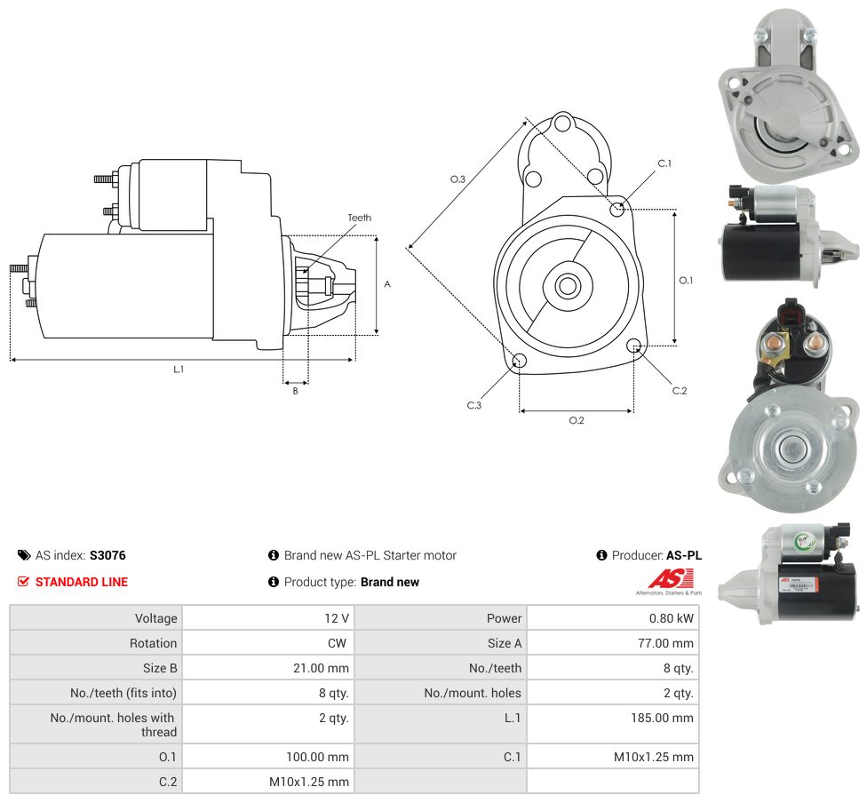 Starter motor