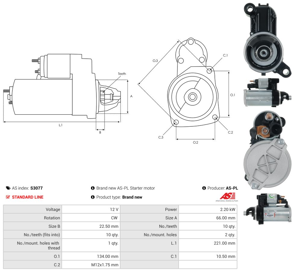 Starter motor