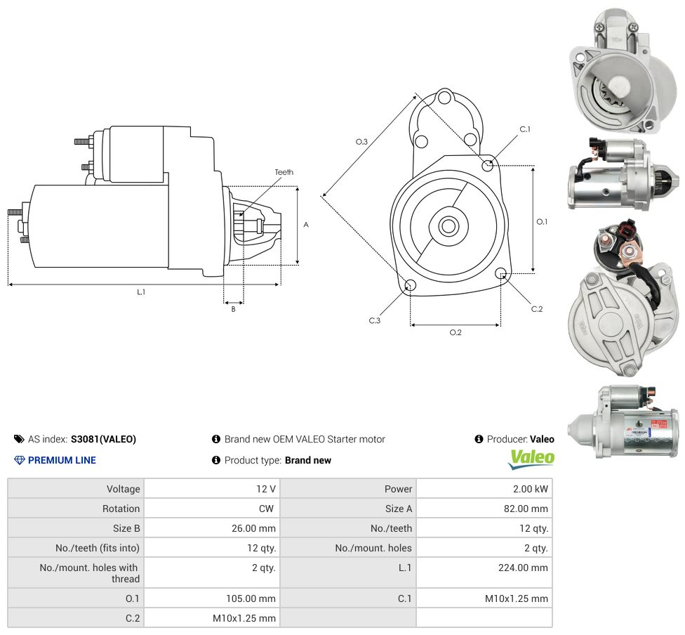 Starter motor